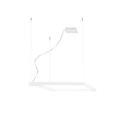 Lampa wisząca NELYA M, biała, 50W LED, barwa neutralna 4000K, TH.150