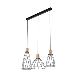 MODESTO WOOD SOSNA LAMPA WISZACA 3