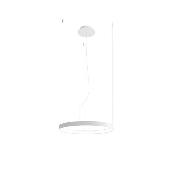 Nowoczesna lampa wisząca RIO 55 LED biała 30W barwa ciepła 3000K TH.105