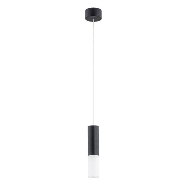 Minimalistyczna lampa tuba wisząca ELIOT E14 wys. 86cm | czarny