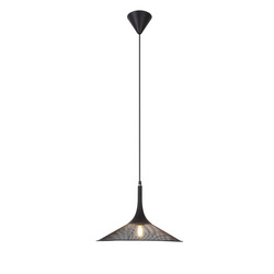 Lampa wisząca KIRUNA M LEDEA, 50101204, czarna, 1x40W E27