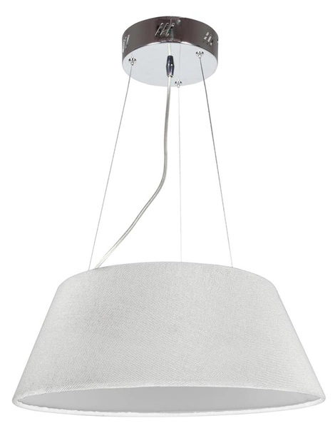 Lampa wisząca nowoczesna z abażurem GUSTO 19W zimna kremowy śr. 40cm