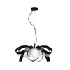 1139 LAMPA WISZĄCA NELA FLAT 65CM CZARNO-ZŁOTA/BLACK-GOLD