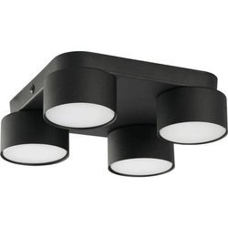 Nowoczesna lampa sufitowa SPACE BLACK 3401 4xGX53 3401