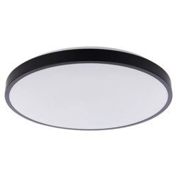 Plafon lampa sufitowa AGNES ROUND LED 64W czarny śr. 64,2cm barwa ciepła 3000K 8206