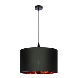 Lampa wisząca LONG 31-73952 czarno-miedziana 1x60W E27