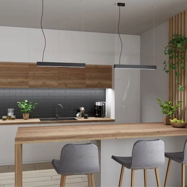 Kinkiet PINNE, 200 cm, szary, 50W LED, barwa neutralna 4000K, TH.239