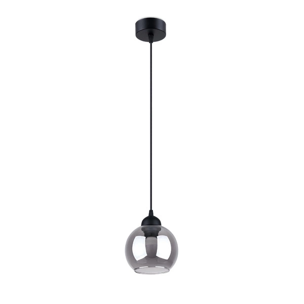 Lampa wisząca ALINO 1, czarny/dymiony, 1x60W E27, SL.1141