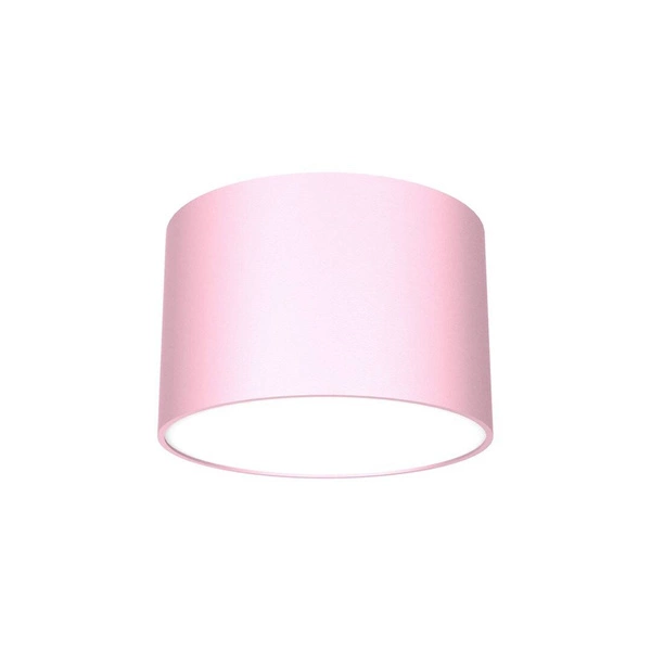 Lampa sufitowa spot DIXIE PINK GX53 szer. 8cm | różowy