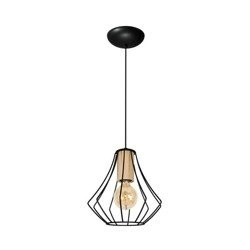 LAMPA WISZĄCA WILL BLACK 1XE27 MLP4188