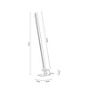 Lampa Podłogowa Rapid 1xLED 24V Zintegrowana 1750lm 3000K 19W Dąb Olejowany/Czarny Metal/Czarny Kabel PCV 8264174