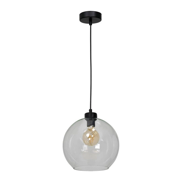 Lampa wisząca SOFIA, czarny/transparentny, 1x60W E27, MLP6576