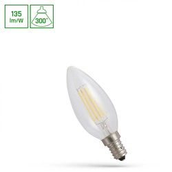 LED ŚWIECOWA E-14 230V 5,5W COG NW CLEAR SPECTRUM