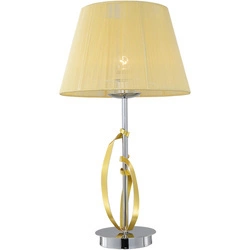 Lampa stołowa/nocna DIVA 41-55071 chrom/złoty 1x60W E27