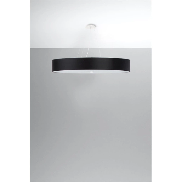 Lampa wisząca SKALA SL.0808,100cm, czarna, 6x60W E27