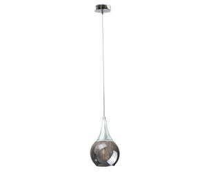 Lampa wisząca 1xE27 LACRIMA SILVER