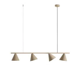 LAMPA WISZĄCA FORM 4 BEIGE 1108L17 | Beżowy