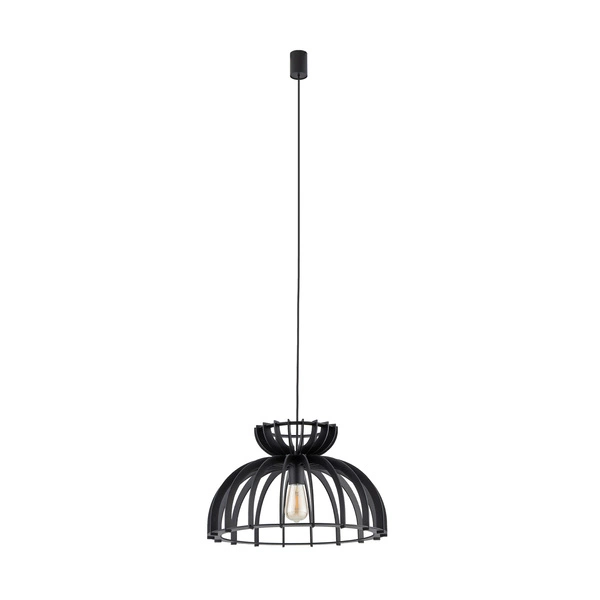 Lampa wisząca KYMI C szer. 48 cm E27 | czarny 10575