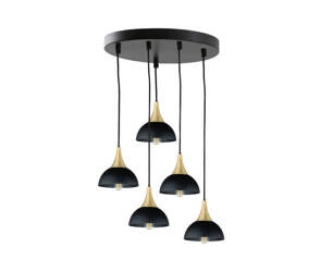 Lampa wisząca 5xE27 REA GOLD