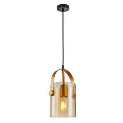 Lampa wisząca NANESMA śr. 15cm E27 | złoty