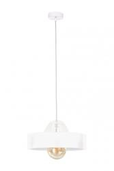 Lampa wisząca 1xE27 BOSSI WOOD WHITE