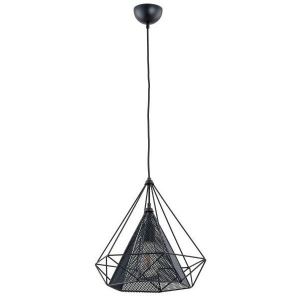 Lampa wisząca ALFA NET CZARNA 1xE27 36cm | 60499