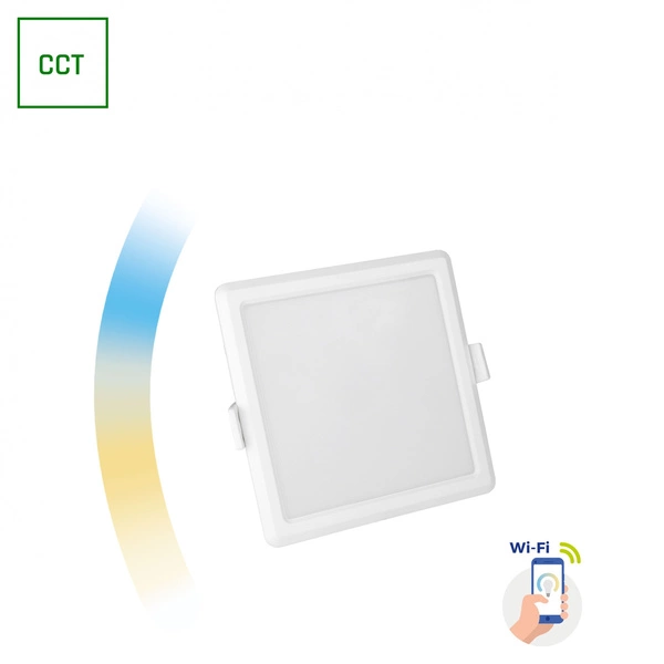 ALGINE 6W CCT+DIM WI-FI SPECTRUM SMART             SQUARE