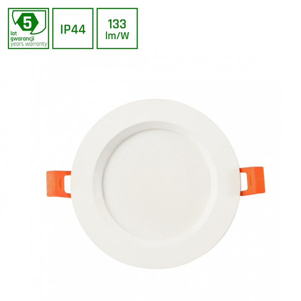 DURE 3 MAX DOWNLIGHT 12W WW 230V 110st IP44 IK06 Fi140x30 BIAŁY okrągły 5 lat gwarancji