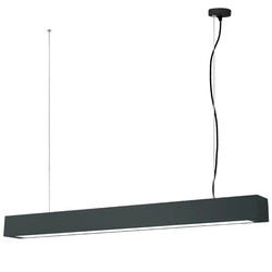 Lampa wisząca IBROS duży 24W 3000K IP20 dł. 93cm | czarny