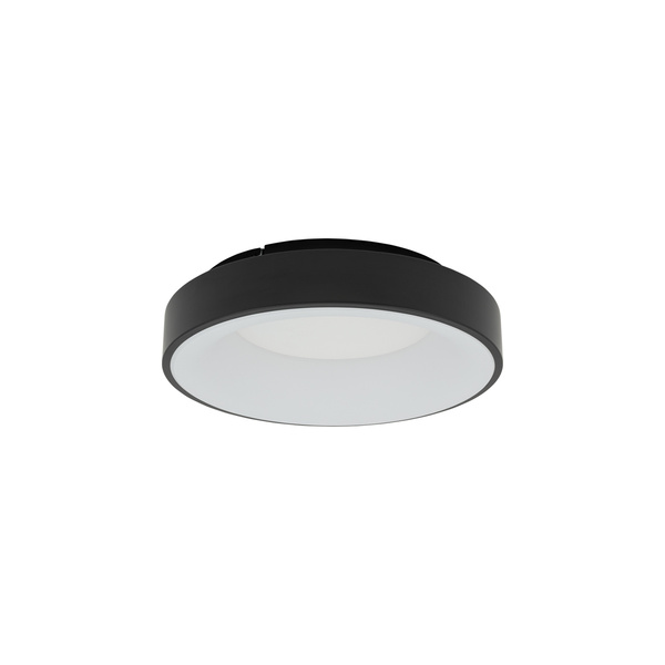 Plafon LED czarny NIKKI ROUND LED 38cm 32W ciepła 3000K | czarny