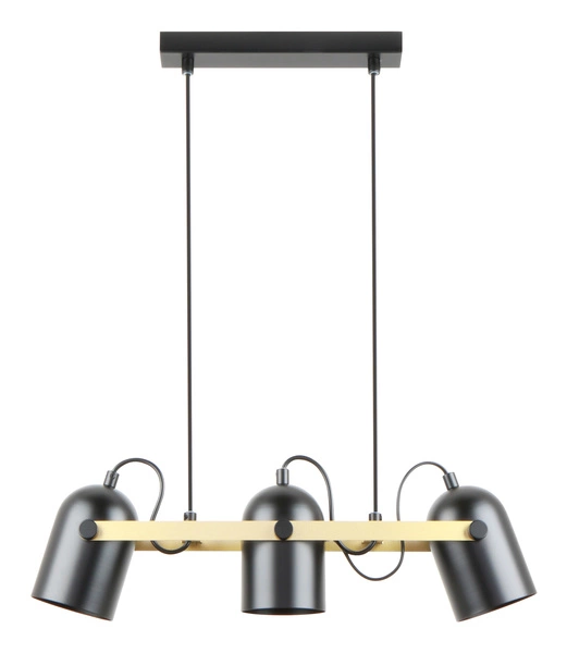 A8163-3A FATI LAMPA WISZĄCA CZARNY MAT-ZŁOTY/MATT BLACK-GOLDEN