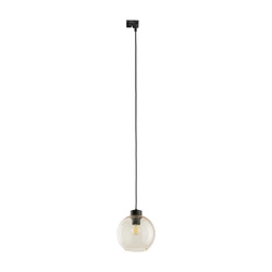 Lampa wisząca do szyny 1F TRACER CUBUS BURSZTYN 1XE27 dług.164cm szer.18cm | Bursztynowy 10667