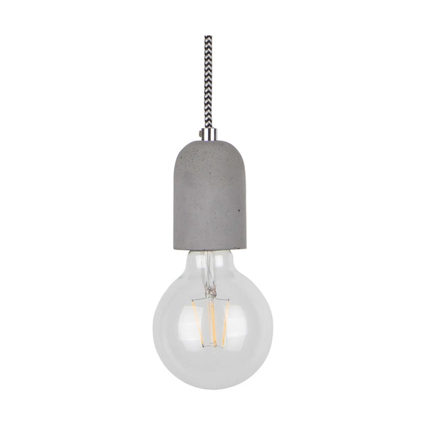 Lampa Wisząca Amory 3xE27 Max.60W Szary Beton/Czarno-Biały Kabel Tkaninowy 9774336R