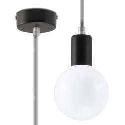 Lampa Wisząca EDISON SL.0151 czarny/szary 1xE27