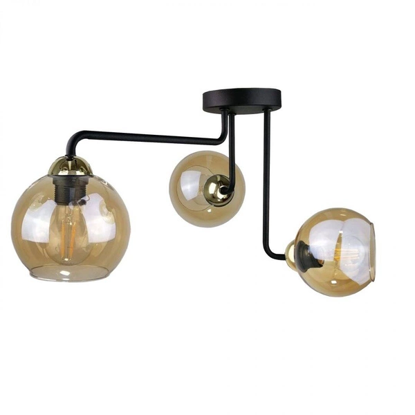 Lampa sufitowa 3xE27 MONDE GOLD