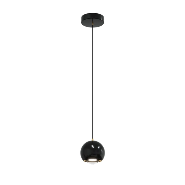 Lampa Wisząca Aurenia 1xLED czarna PL0122-CB