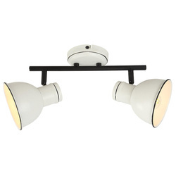 Lampa sufitowa ZUMBA 2xE14 biały/czarny 92-72139