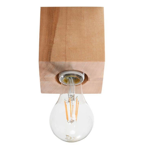 Lampa sufitowa ARIZ, SL.0675, naturalne drewno, 1x60W E27