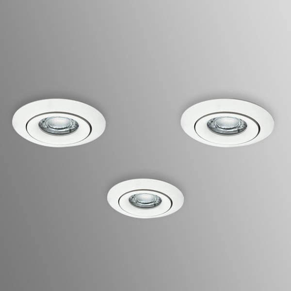 Oprawa wpuszczana oczko sufitowe CROSTI TERI RO biały śr. 8,2cm