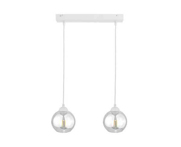 Lampa wisząca 2xE27 MIRAGE WHITE