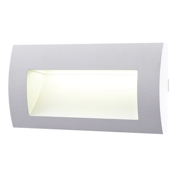 Zewnętrzna lampa ścienna WALL 20 3W 4000K IP65 wpuszczana | szary