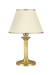 Klasyczna Lampka biurkowa CLASSIC wys. 44cm 1xE27 15W IP20 | Mosiądz satynowany