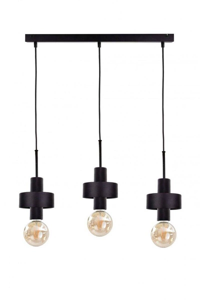 Lampa wisząca 3xE27 UNICA BLACK