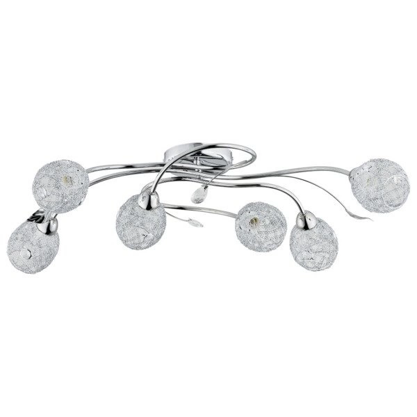 Lampa sufitowa ALFA ORLEAN CHROM 6xE14 83cm | 20386