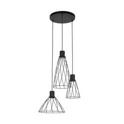 MODESTO BLACK LAMPA WISZACA 3 KOŁO