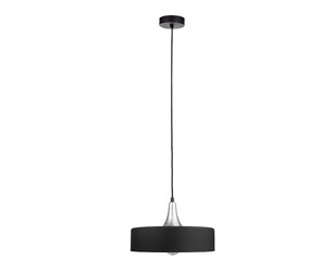 Lampa wisząca 1xE27 EOS BLACK/SILVER