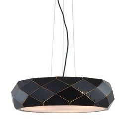 Lampa wisząca REUS czarna 47cm