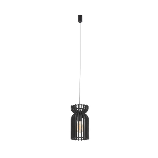 Lampa wisząca KYMI BLACK B szer. 16 cm E27 | czarny 10574