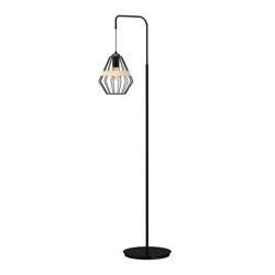 Lampa stojąca podłogowa INDUSTRIALNA CLIFF BLACK 1xE27 MLP5528