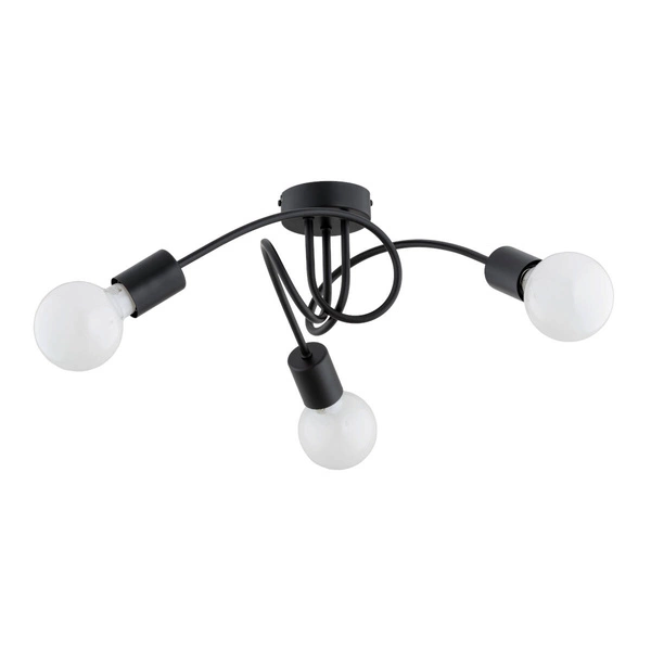 Lampa sufitowa ALFA FARTA CZARNA 3xE27 47cm | 62466